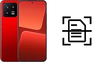 Escanear documento en un Xiaomi 13