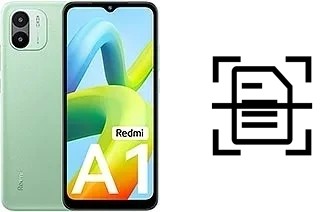 Escanear documento en un Xiaomi Redmi A1