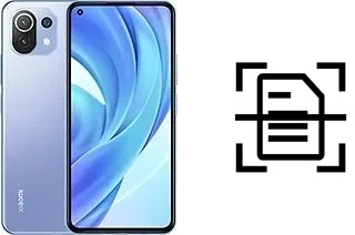 Escanear documento en un Xiaomi Mi 11 Lite