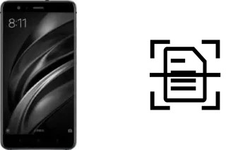 Escanear documento en un Xiaomi Mi 5X