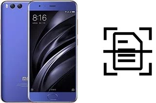 Escanear documento en un Xiaomi Mi 6