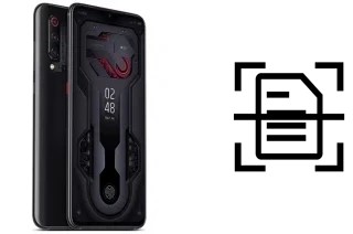 Escanear documento en un Xiaomi Mi 9 Transparent Edition