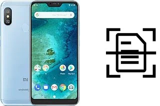 Escanear documento en un Xiaomi Mi A2 Lite (Redmi 6 Pro)