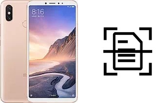 Escanear documento en un Xiaomi Mi Max 3