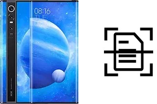 Escanear documento en un Xiaomi Mi Mix Alpha