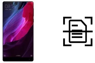 Escanear documento en un Xiaomi Mi MIX Exclusive Edition