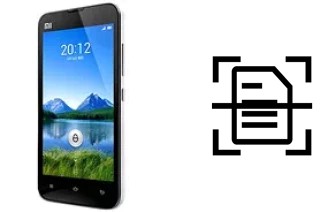 Escanear documento en un Xiaomi Mi 2