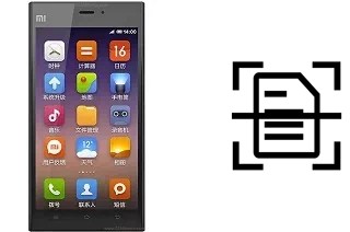 Escanear documento en un Xiaomi Mi 3