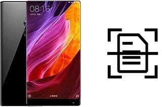 Escanear documento en un Xiaomi Mi Mix