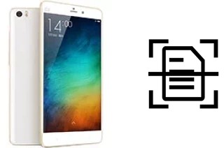 Escanear documento en un Xiaomi Mi Note Pro