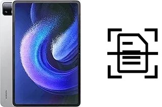 Escanear documento en un Xiaomi Pad 6 Max 14