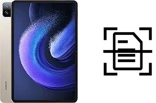 Escanear documento en un Xiaomi Pad 6 Pro