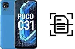 Escanear documento en un Xiaomi Poco C31