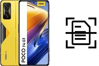 Escanear documento en un Xiaomi Poco F4 GT