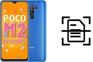 Escanear documento en un Xiaomi Poco M2 Reloaded