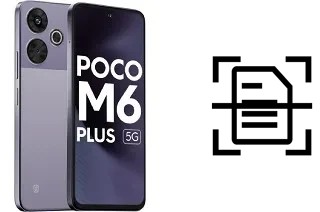 Escanear documento en un Xiaomi Poco M6 Plus