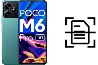 Escanear documento en un Xiaomi Poco M6 Pro