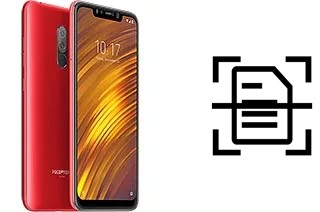 Escanear documento en un Xiaomi Pocophone F1