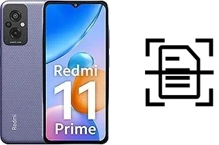 Escanear documento en un Xiaomi Redmi 11 Prime