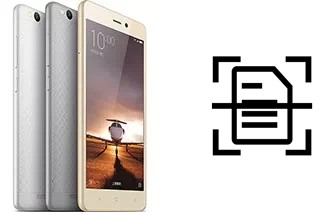 Escanear documento en un Xiaomi Redmi 3