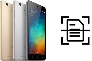 Escanear documento en un Xiaomi Redmi 3 Pro