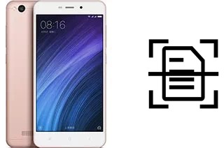 Escanear documento en un Xiaomi Redmi 4a