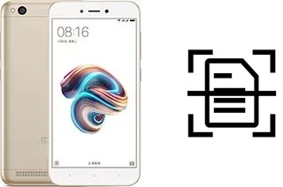 Escanear documento en un Xiaomi Redmi 5A