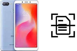 Escanear documento en un Xiaomi Redmi 6