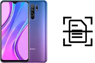 Escanear documento en un Xiaomi Redmi 9 Prime