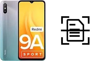 Escanear documento en un Xiaomi Redmi 9A Sport