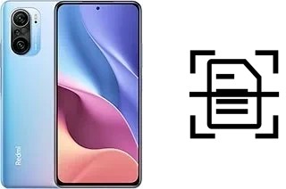 Escanear documento en un Xiaomi Redmi K40 Pro