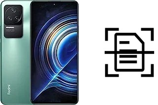 Escanear documento en un Xiaomi Redmi K50 Pro