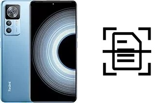 Escanear documento en un Xiaomi Redmi K50 Ultra