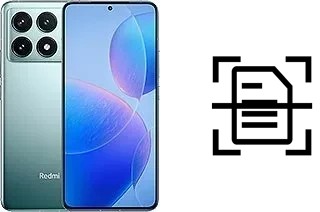 Escanear documento en un Xiaomi Redmi K70 Pro