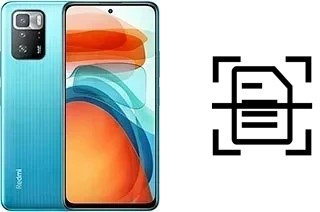 Escanear documento en un Xiaomi Redmi Note 10 Pro (China)