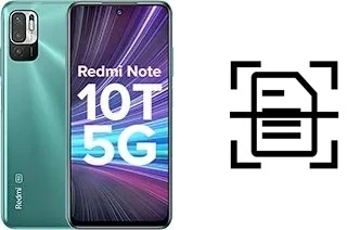 Escanear documento en un Xiaomi Redmi Note 10T 5G