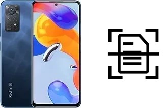 Escanear documento en un Xiaomi Redmi Note 11 Pro 5G