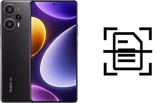 Escanear documento en un Xiaomi Redmi Note 12 Turbo