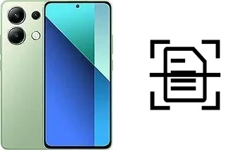 Escanear documento en un Xiaomi Redmi Note 13 4G