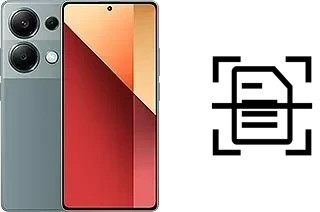 Escanear documento en un Xiaomi Redmi Note 13 Pro 4G