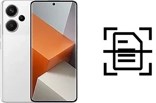 Escanear documento en un Xiaomi Redmi Note 13 Pro+