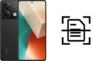 Escanear documento en un Xiaomi Redmi Note 13