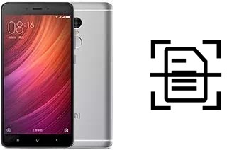 Escanear documento en un Xiaomi Redmi Note 4 (MediaTek)