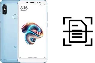 Escanear documento en un Xiaomi Redmi Note 5 Pro