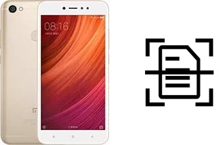 Escanear documento en un Xiaomi Redmi Y1 (Note 5A)