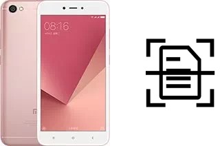 Escanear documento en un Xiaomi Redmi Y1 Lite