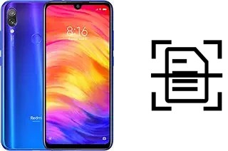 Escanear documento en un Xiaomi Redmi Note 7 Pro