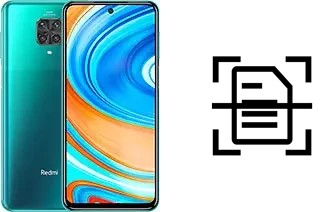 Escanear documento en un Xiaomi Redmi Note 9 Pro