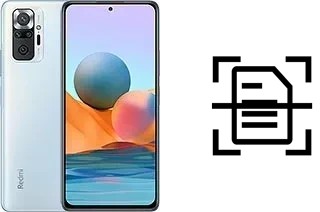 Escanear documento en un Xiaomi Redmi Note 10 Pro