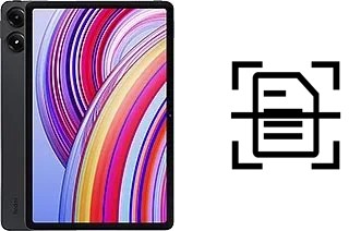 Escanear documento en un Xiaomi Redmi Pad Pro 5G